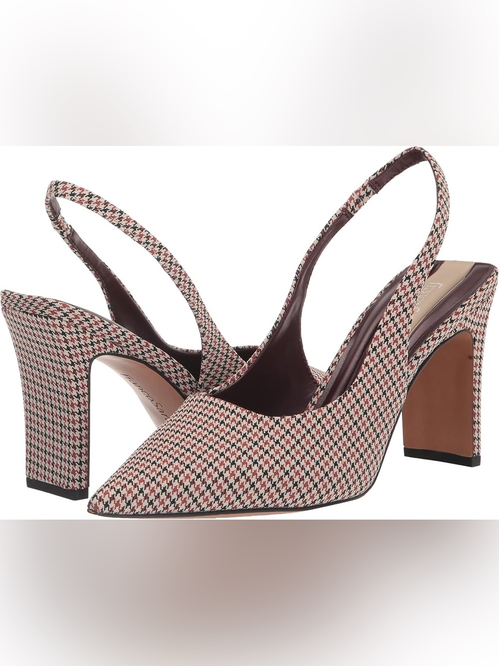 Franco Sarto Women's Averie Pointed Toe Slingback High Heel Pump size 9,5